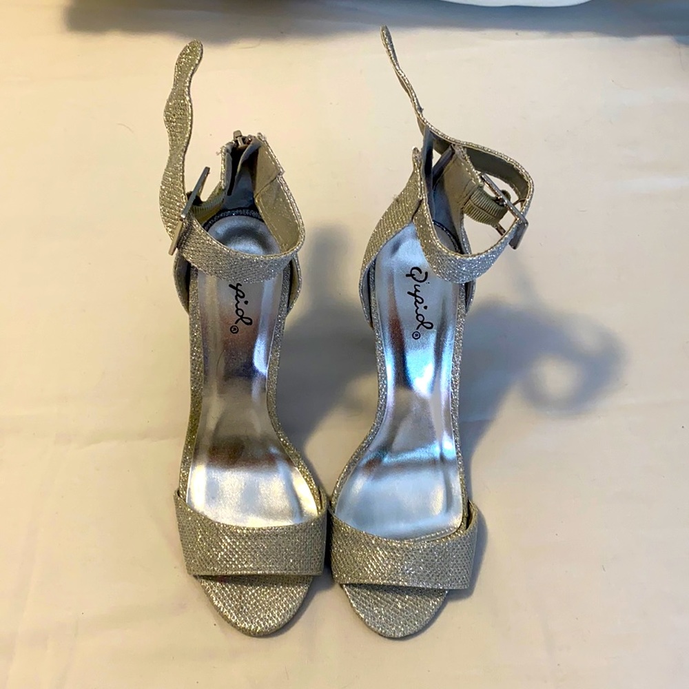 Silver shoes